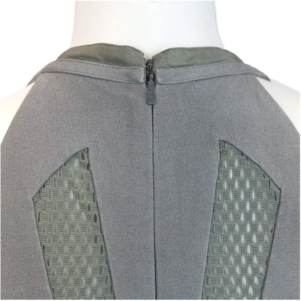 Gucci Vintage Runway S/S 2010 Sci-Fi Halter Mini Dress S IT 40 Grey MSRP $2150 - Picture 8 of 12